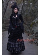 Surface Spell Gothic Dark Countess Bustle Skirt(Full Payment Without Shipping)